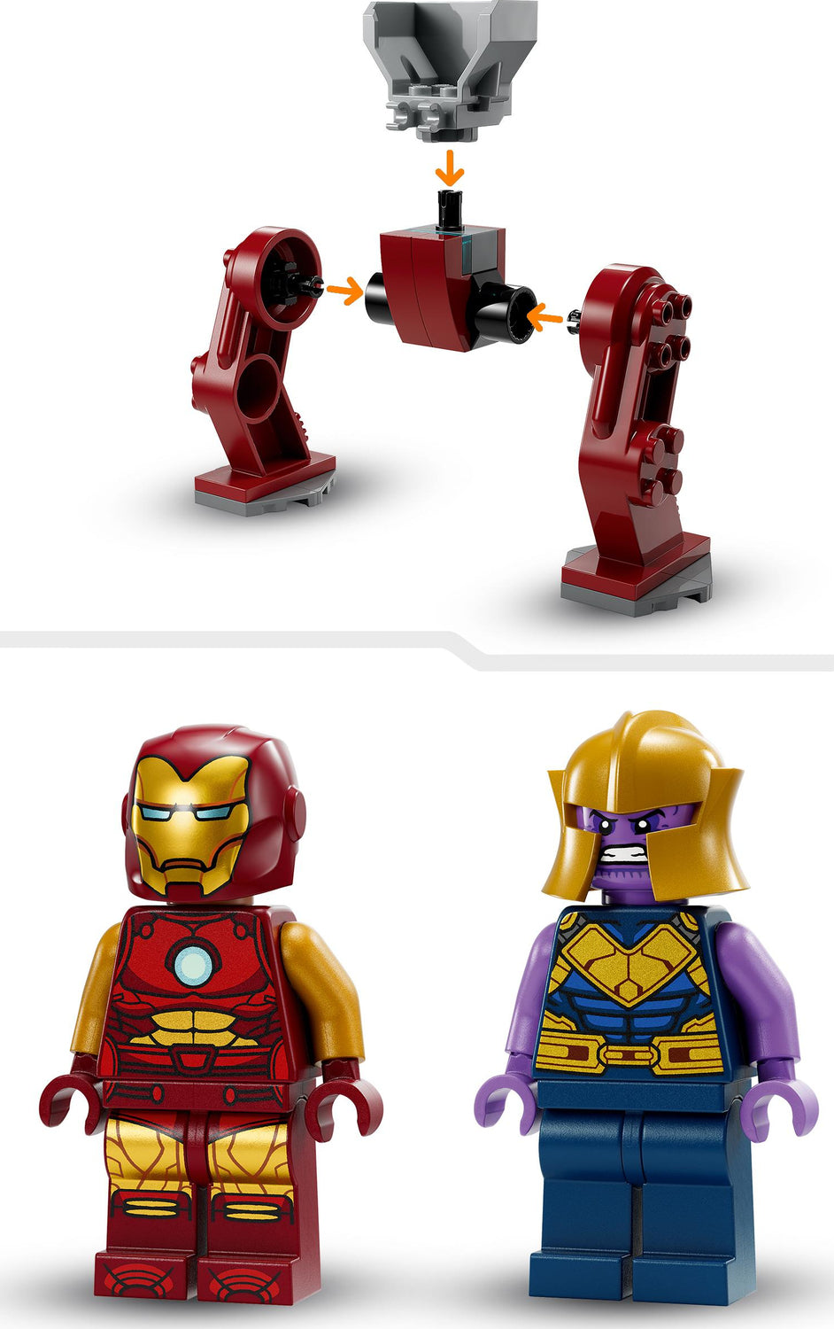 LEGO® Marvel Iron Man Hulkbuster vs. Thanos Set