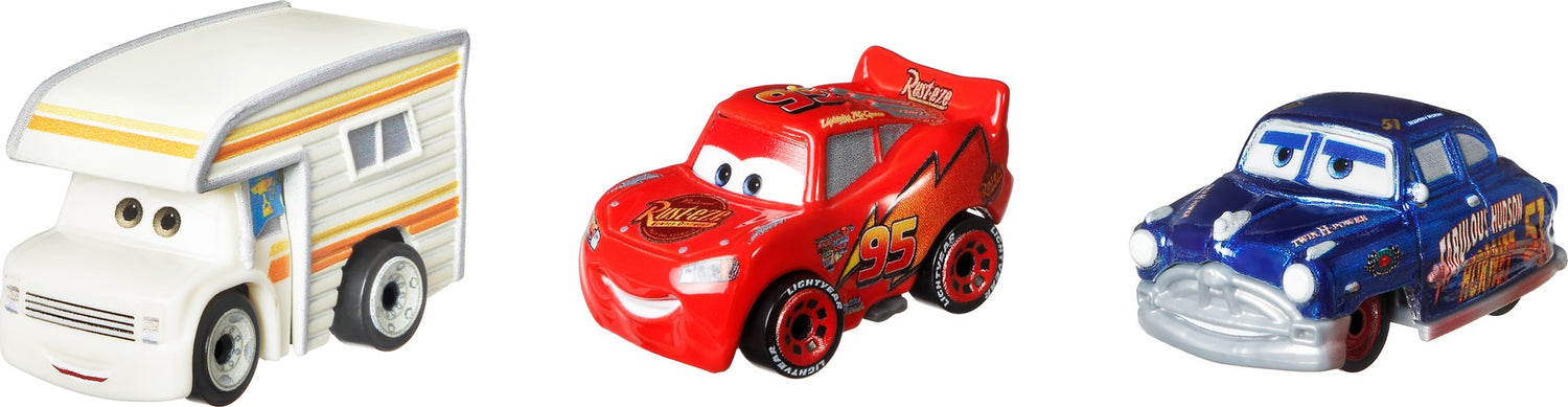 Disney Pixar Cars Mini Racers 3 Pack Assortment Franklin s Toys