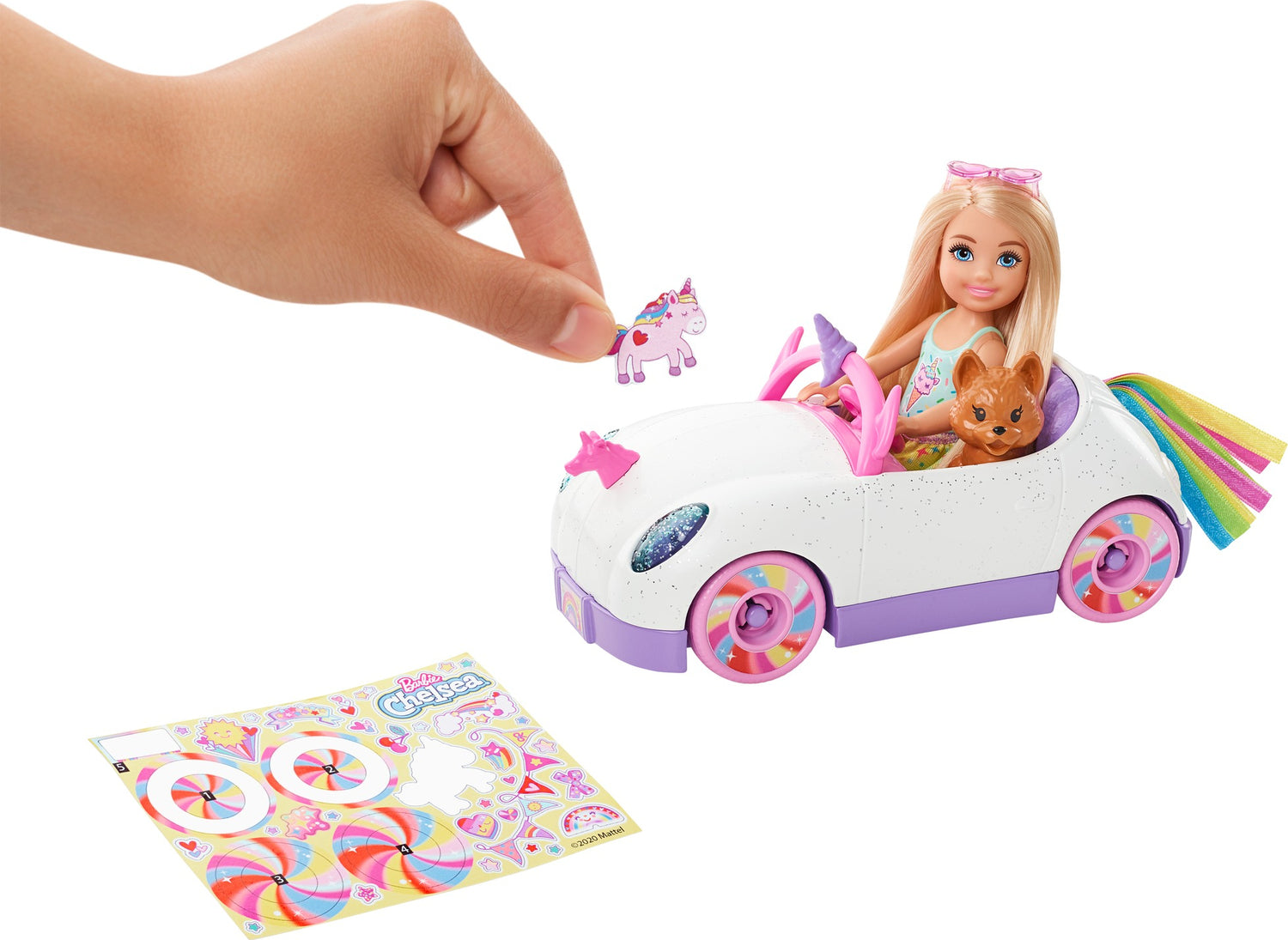 Barbie Chelsea Doll And Car