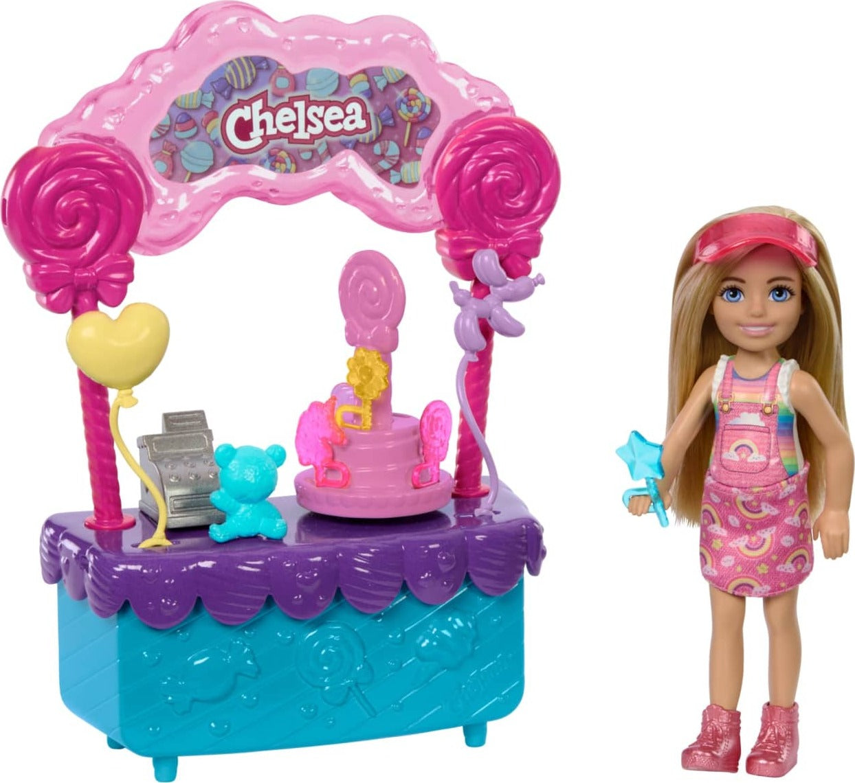 Barbie Chelsea Doll & Lollipop Stand