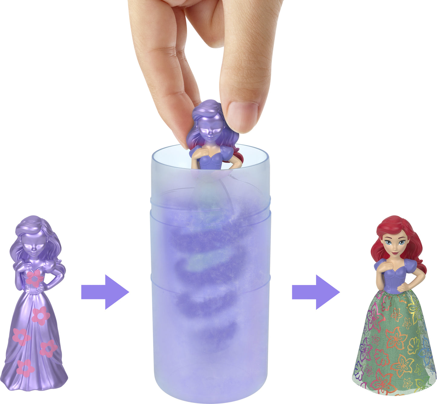 Disney Princess Royal Color Reveal Small Doll