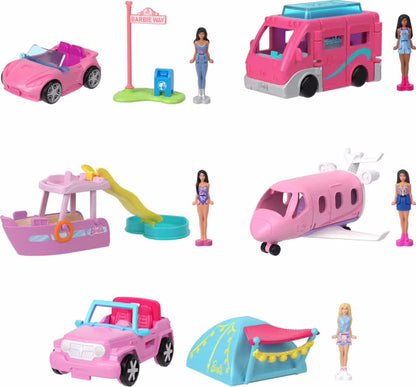 Barbie Mini Barbieland Doll & Vehicle Sets with 1.5-Inch Doll & Iconic Toy Vehicle (assorted)