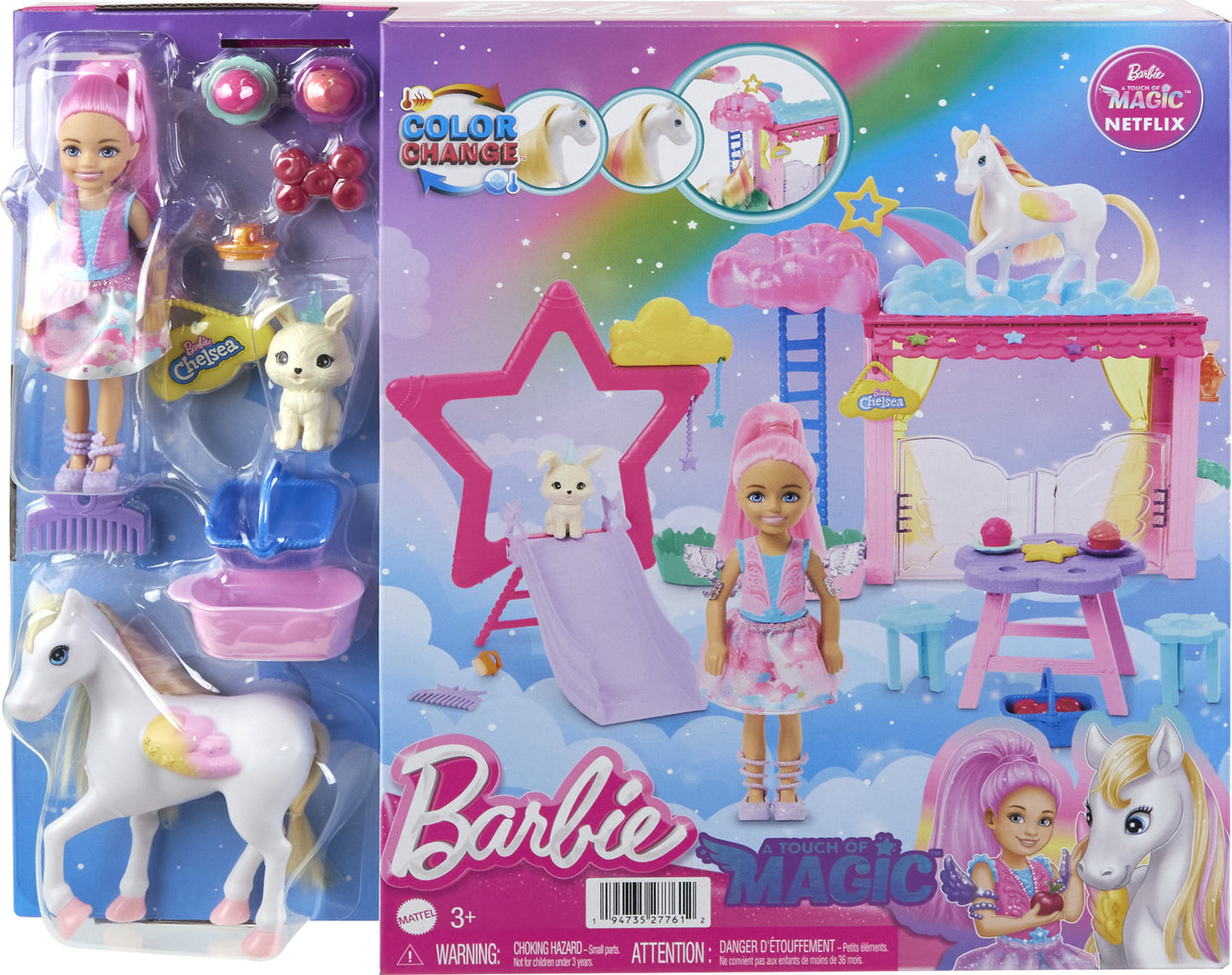 Barbie A Touch of Magic Doll, Playset and Accessories