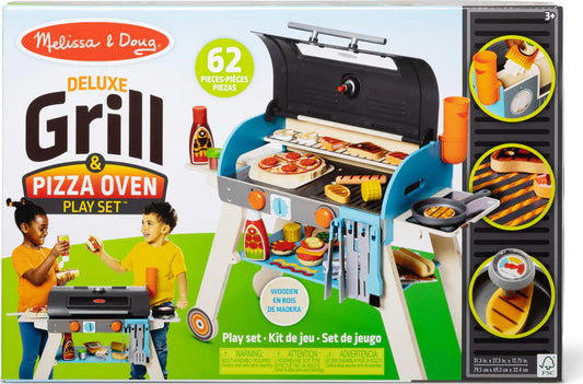 Deluxe Grill & Pizza Oven Playset