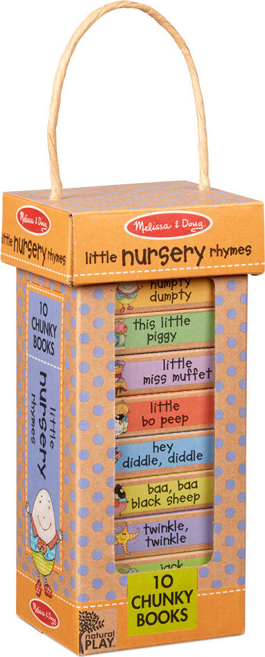 Natural Play Book Tower: Little Nursery Books