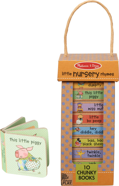 Natural Play Book Tower: Little Nursery Books