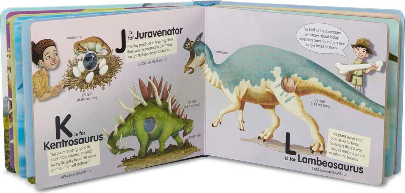 Poke-a-Dot - Dinosaurs A to Z Board Book