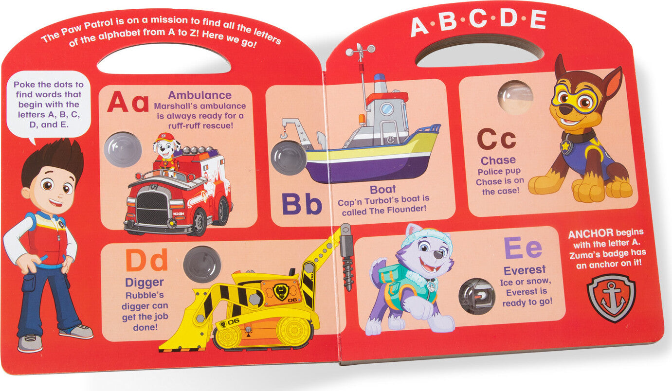 Paw Patrol Poke-A-Dot - Alphabet Adventure