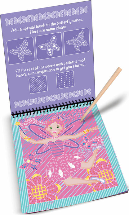 On the Go Scratch Art Color Reveal Pad - Fairy Tales