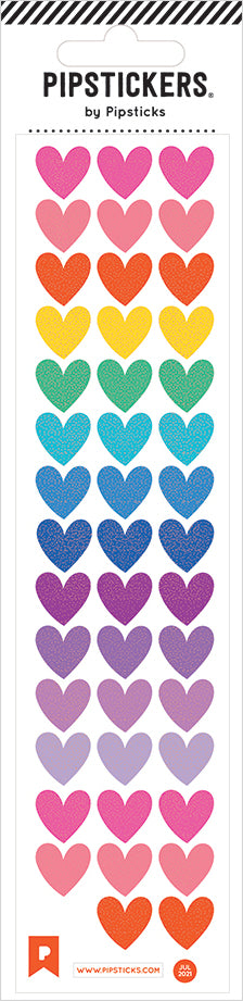 Stickers -  Heart Tones (2x8)