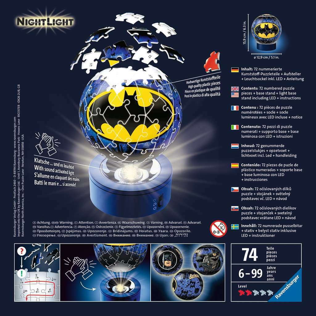 Batman Night-Light (72 Piece 3D Puzzle)