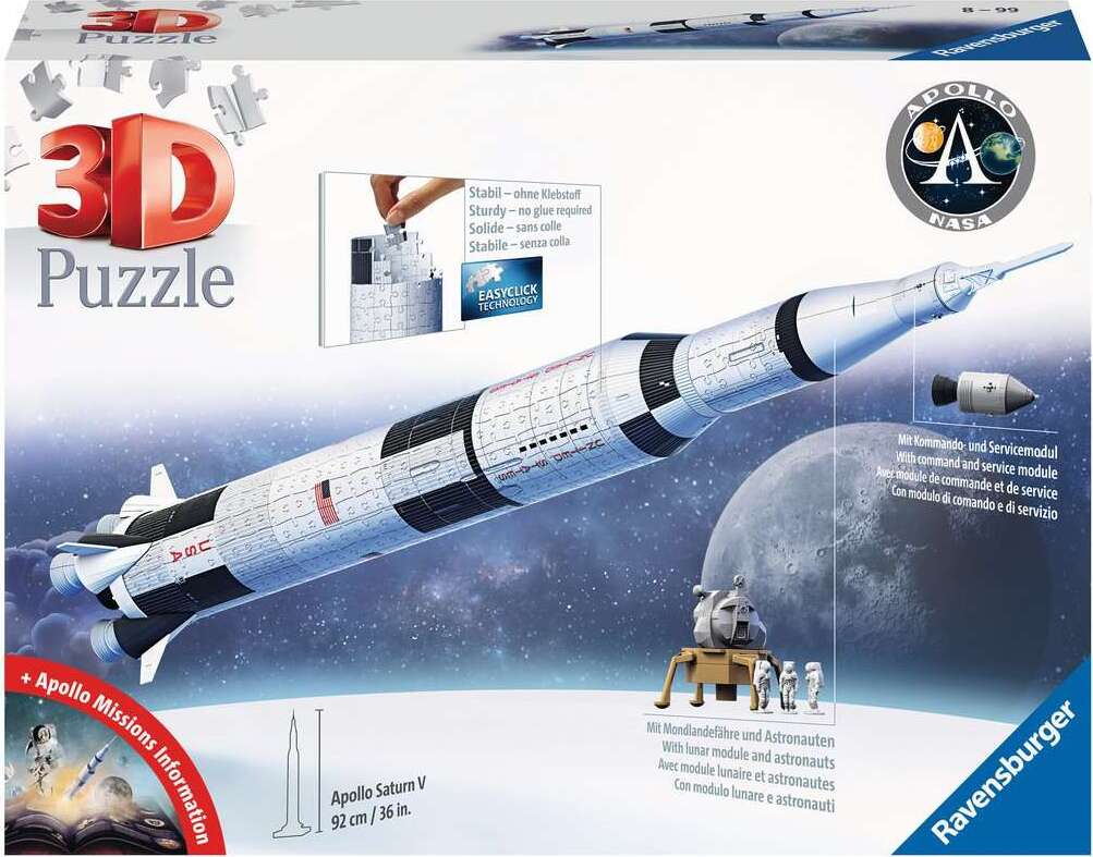 Apollo Saturn V Rocket (440 pc Puzzles)