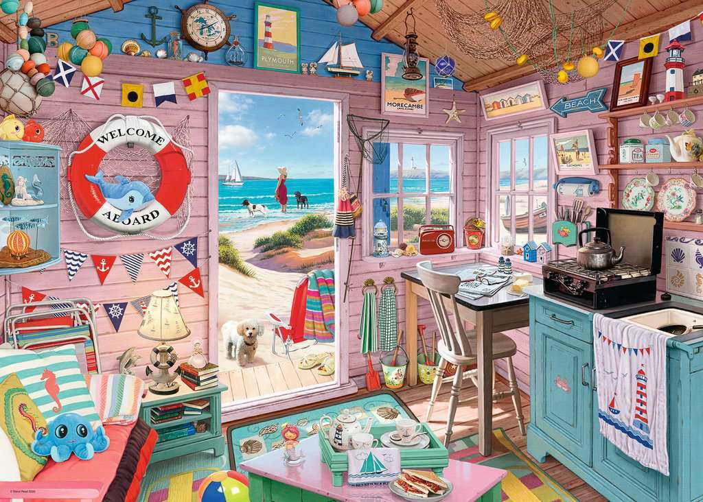 The Beach Hut (1000 Piece Puzzle)