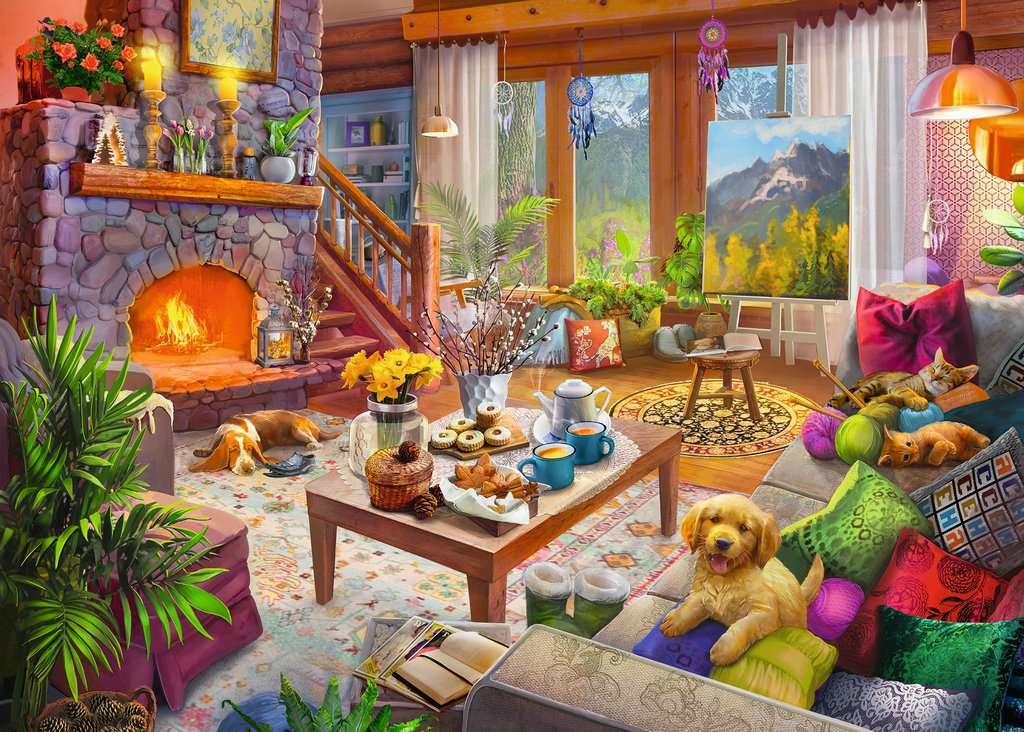 Cozy Cabin (1000 Piece Puzzle)