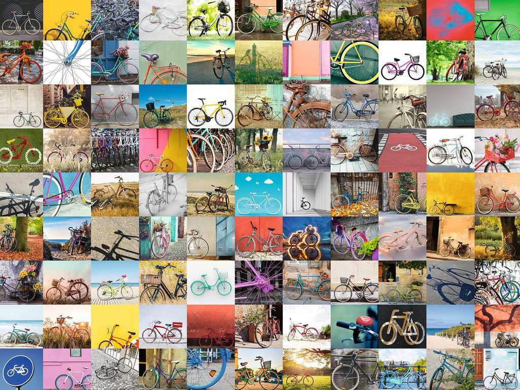 99 Bicycles (1500 Piece Puzzle)