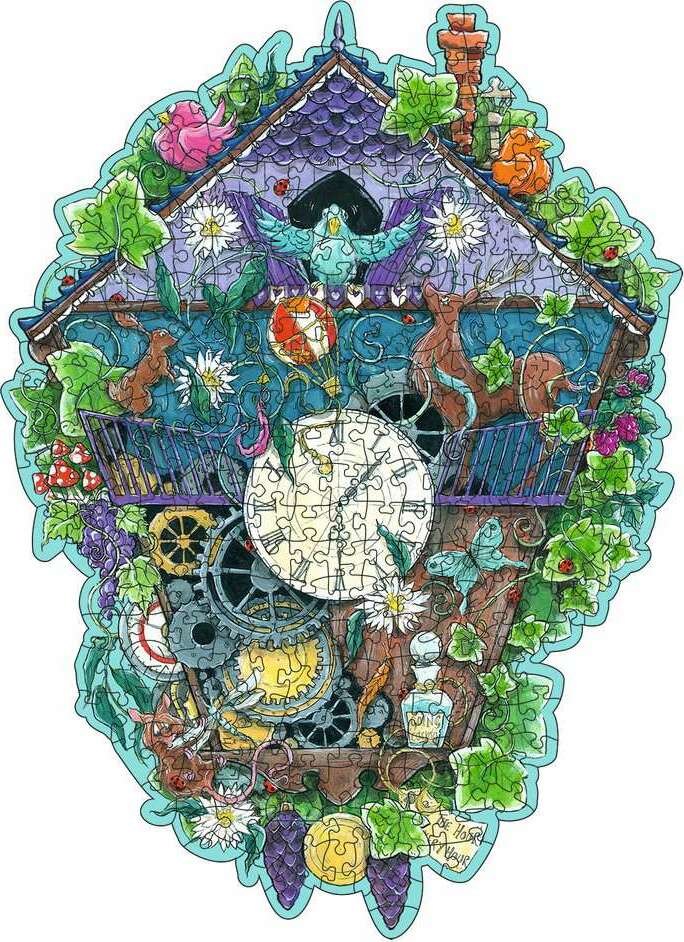 WOOD: Cuckoo Clock (300 Piece Puzzle)