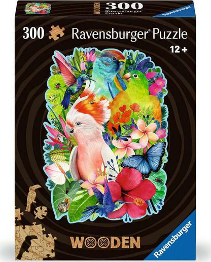 WOOD: Beautiful Birds (300 Piece Puzzles)