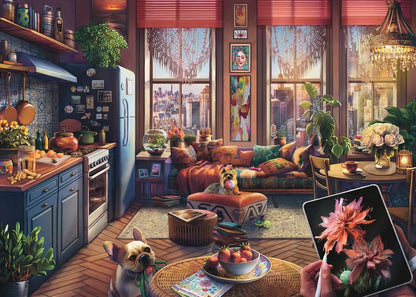 Cozy Boho Studio (500pc Puzzle)