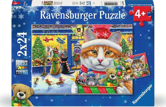 Christmas Kitties 2x24 Pc Puzzle