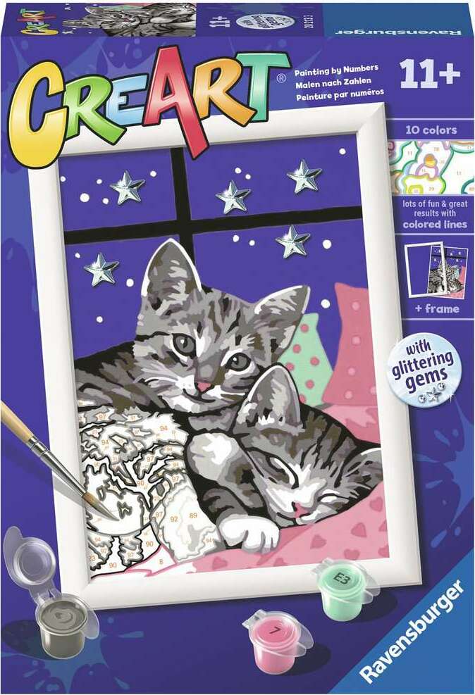 CreArt: Sleepy Kitties Paint by Number