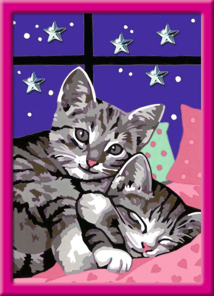 CreArt: Sleepy Kitties Paint by Number