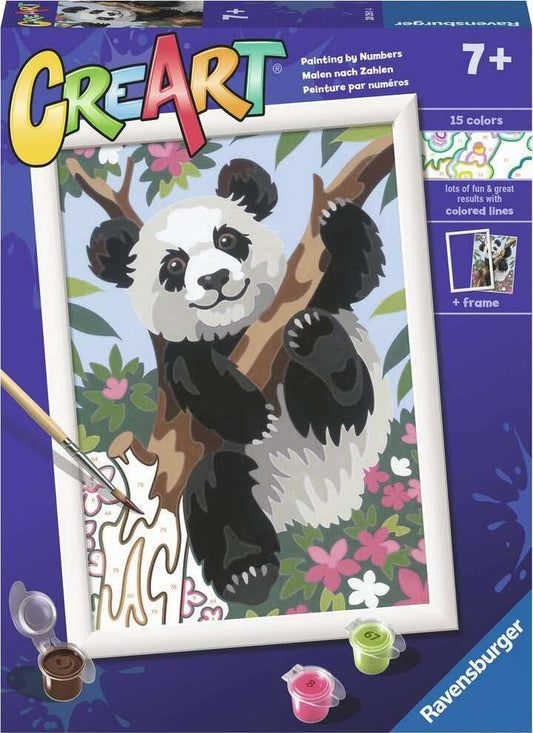 CreArt: Playful Panda Paint by Number