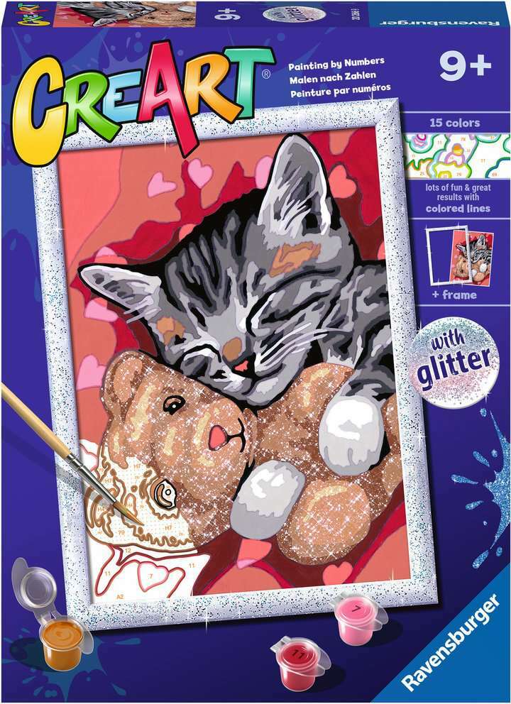 CreArt: Peaceful Kitten Paint by Number