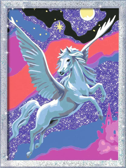 CreArt: Powerful Pegasus 7x9 Paint by Number