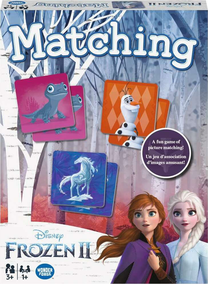 Frozen 2 Matching Game - Bilingual