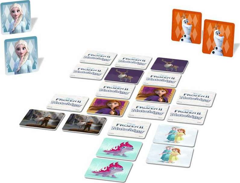 Frozen 2 Matching Game - Bilingual