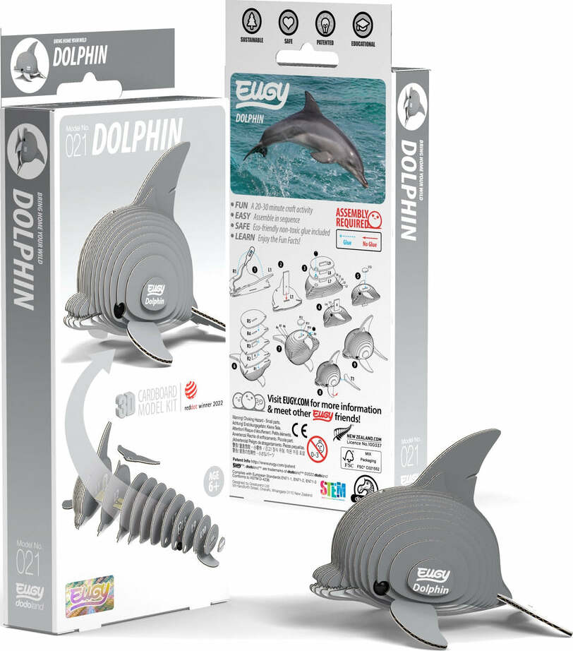 EUGY Dolphin 3D Puzzle