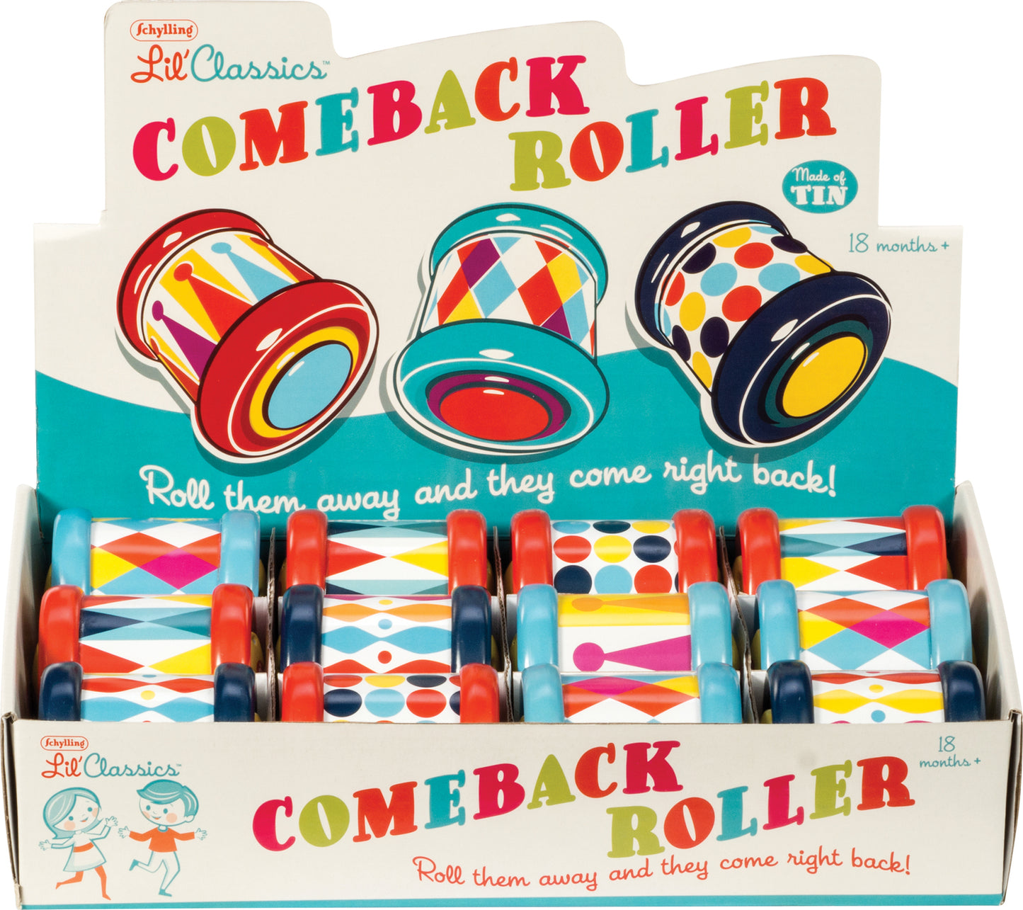 Come Back Roller Wheel (assorted designs)