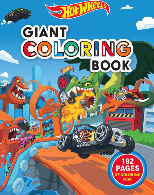 Hot Wheels: Giant Coloring Book