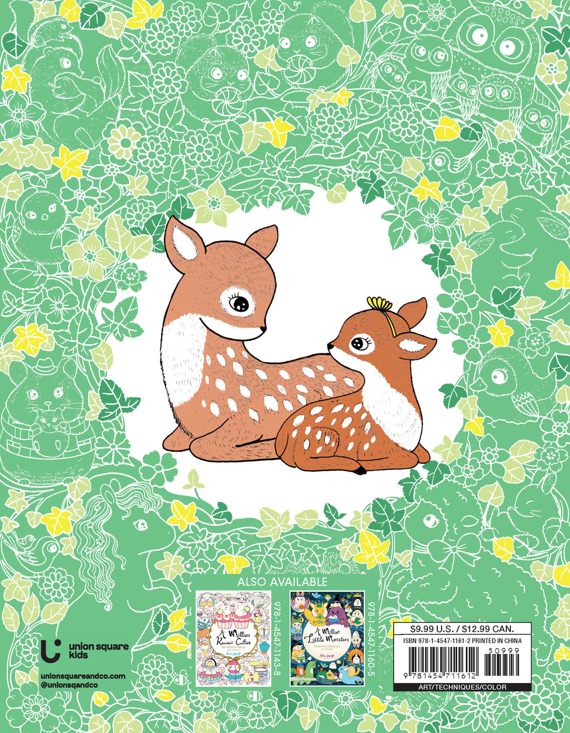 A Million Baby Animals: Little Creatures to Color