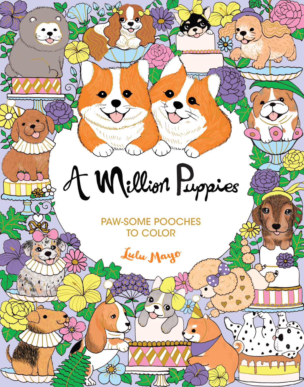 A Million Puppies: Paw-some Pooches to Color