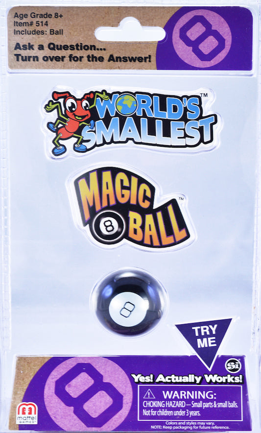 World's Smallest Magic 8 Ball