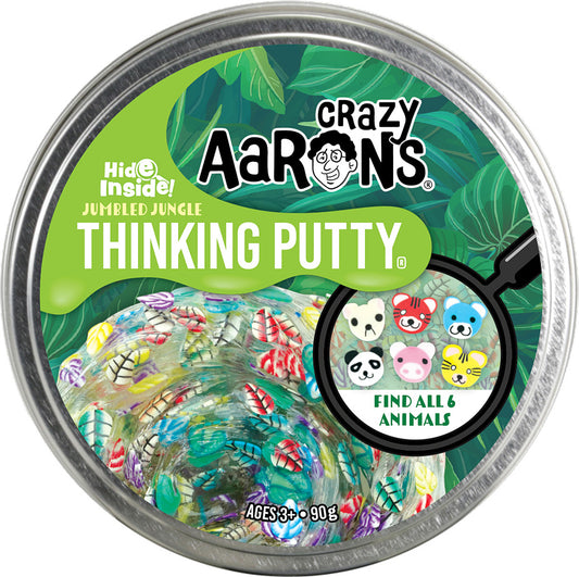 Hide Inside! Jumbled Jungle Thinking Putty