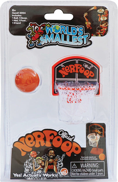 World's Smallest Official Nerfoop Basketball