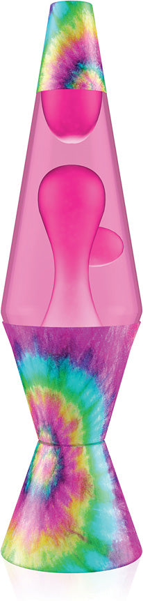 Lava Lamp - Tie Dye Pink Spiral