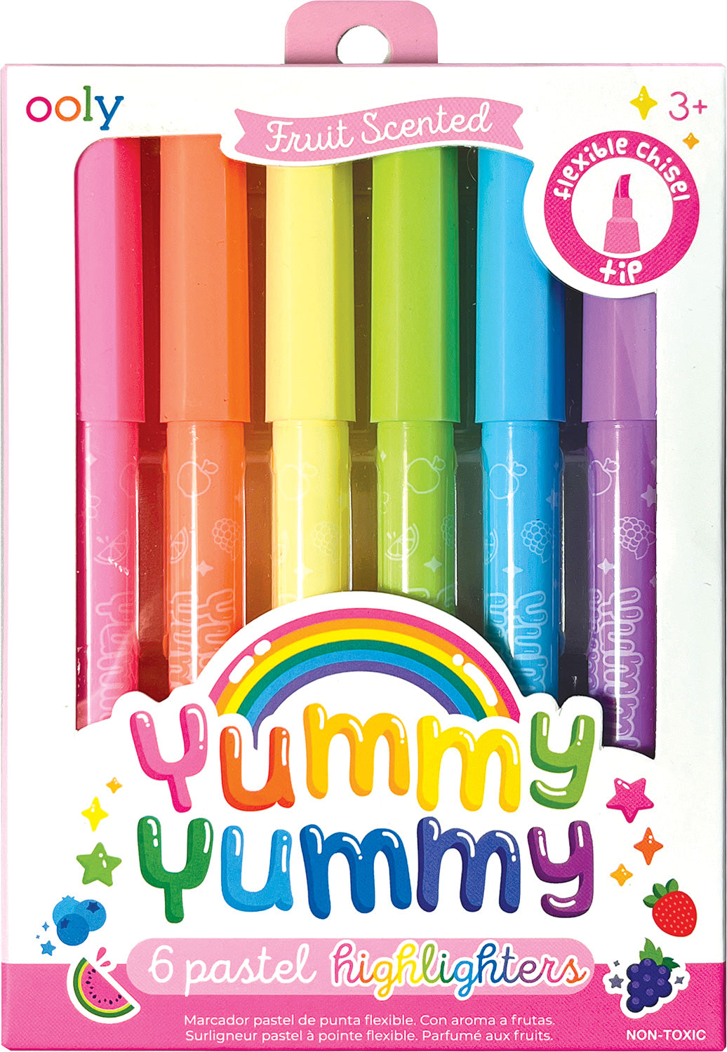 Yummy Yummy Scented Pastel Highlighters - 6 pk