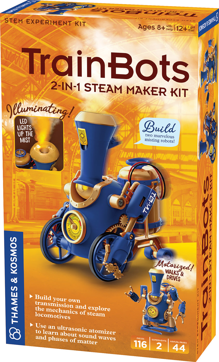 TrainBots: 2-in-1 Steam Maker Kit