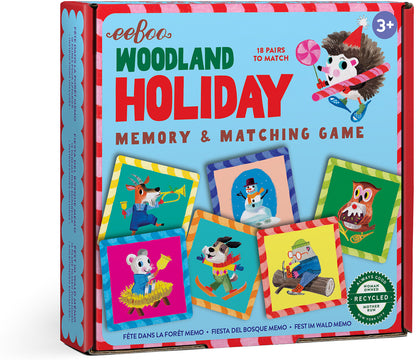 Woodland Holiday Memory & Matching Game