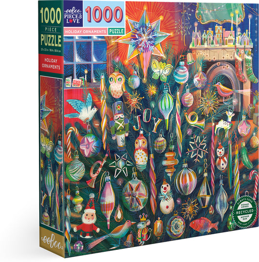 Holiday Ornaments - 1000 Piece Puzzle