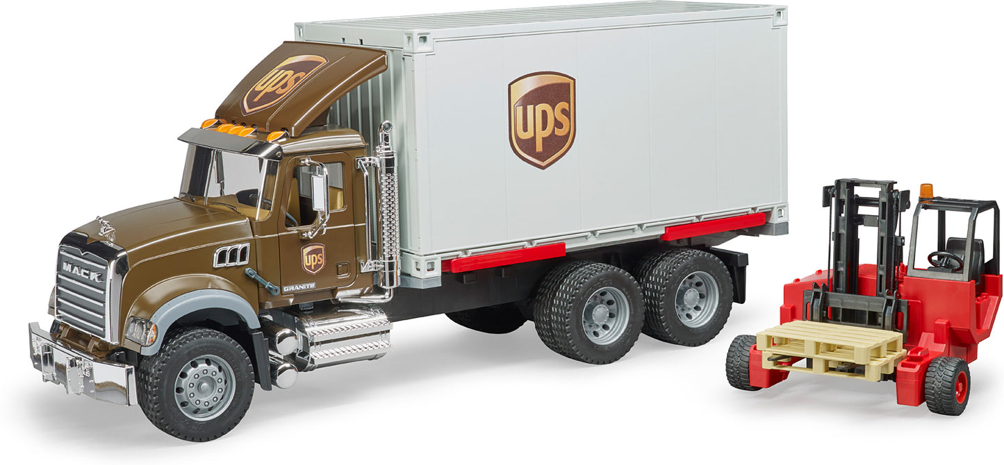 Bruder MACK Granite UPS Logistics Truck