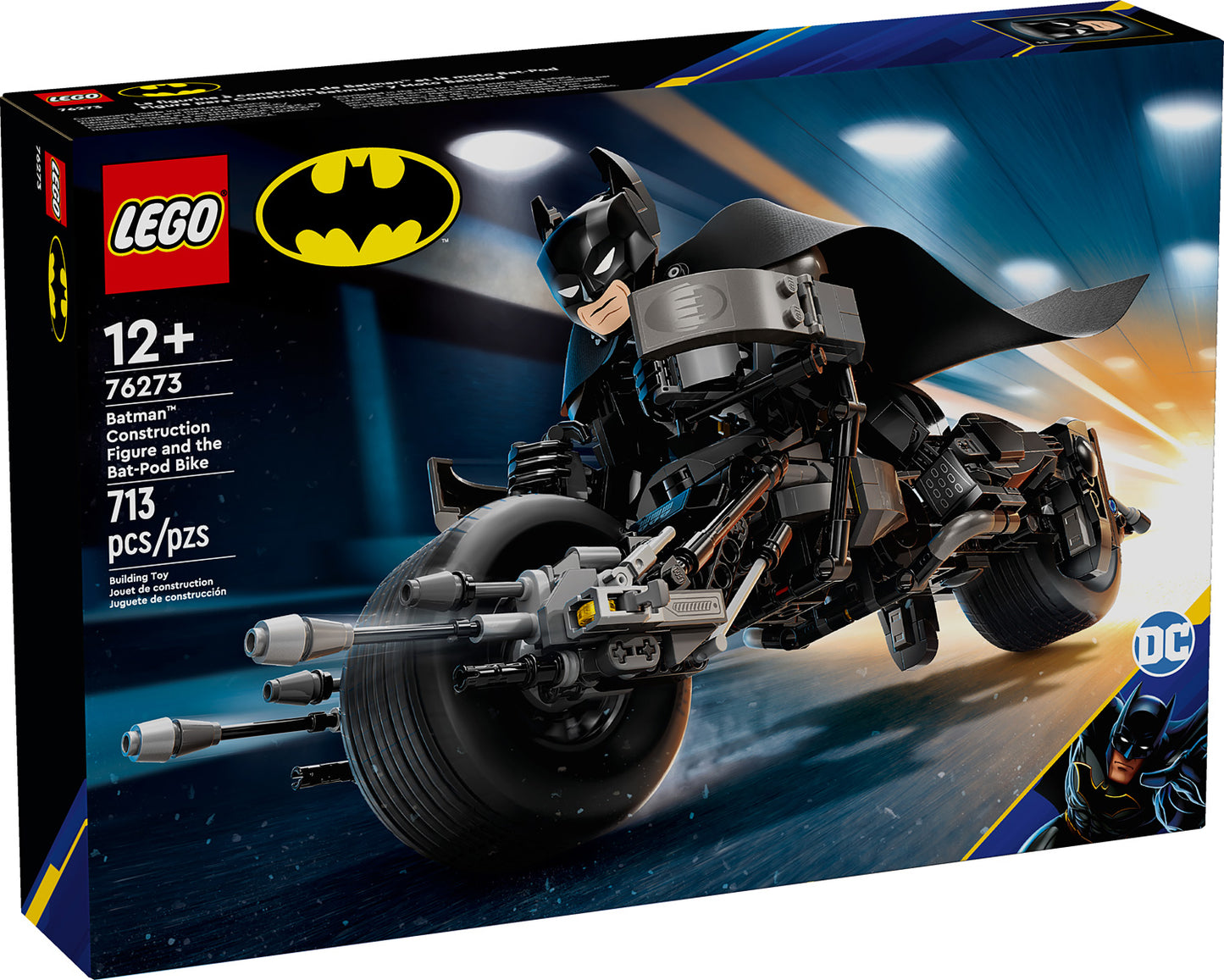 LEGO SUPER HEROES DC Batman Construction Figure and the Bat-Pod Bike