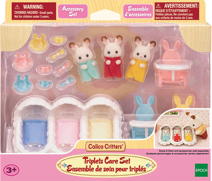 Calico Critters Triplets Care Set