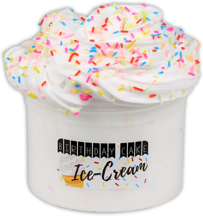 Birthday Cake Ice-Cream Slime