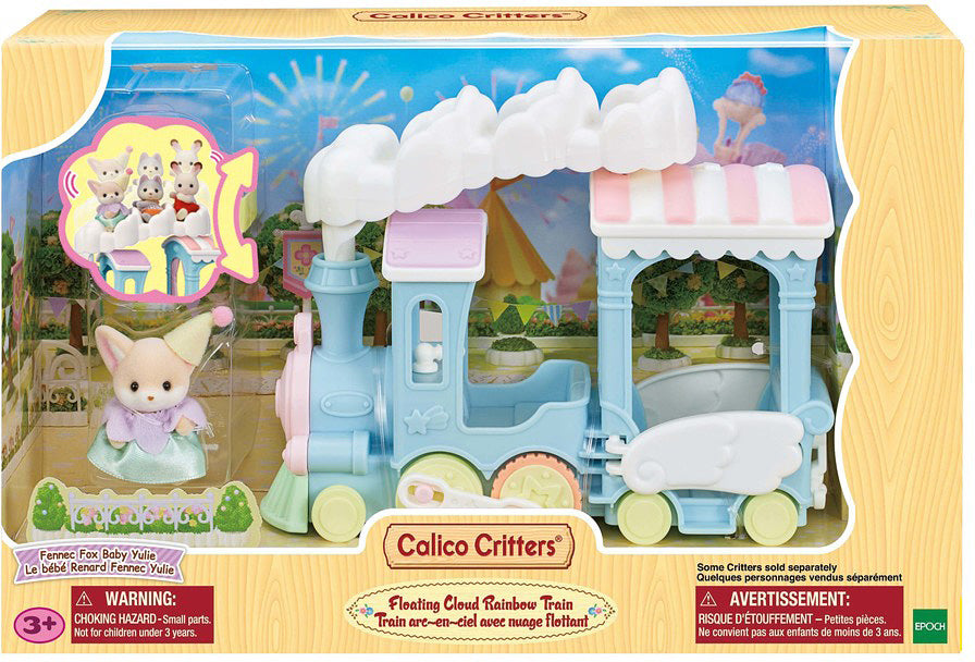 Calico Critters Floating Cloud Rainbow Train