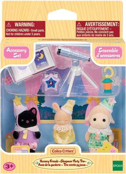 Calico Critters Nursery Friends - Sleepover Party Trio