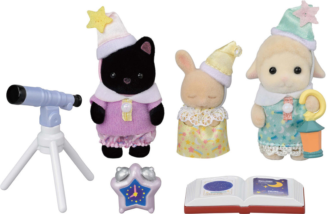 Calico Critters Nursery Friends - Sleepover Party Trio